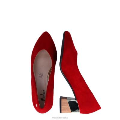 Menbur mujer caprón 204L399 zapato casual elegante rojo