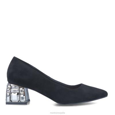 Menbur mujer carpinona 204L3359 zapato casual elegante negro