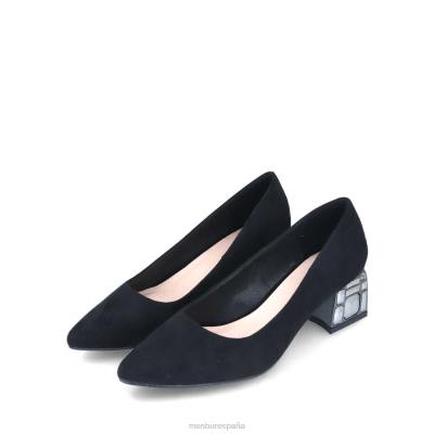 Menbur mujer carpinona 204L3359 zapato casual elegante negro