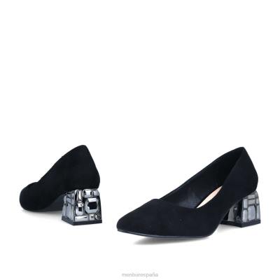 Menbur mujer carpinona 204L3359 zapato casual elegante negro