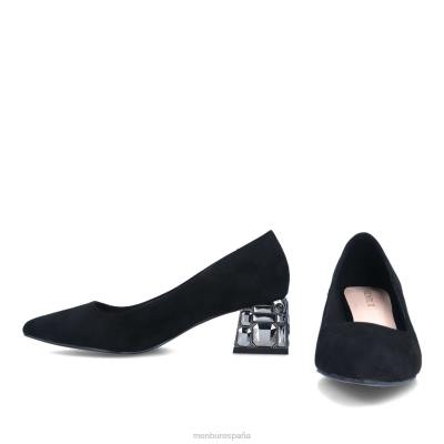 Menbur mujer carpinona 204L3359 zapato casual elegante negro