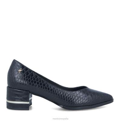 Menbur mujer carvirona 204L3398 zapato casual elegante negro