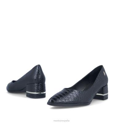 Menbur mujer carvirona 204L3398 zapato casual elegante negro