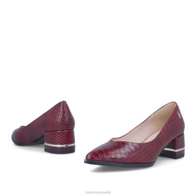 Menbur mujer carvirona 204L402 zapato casual elegante rojo