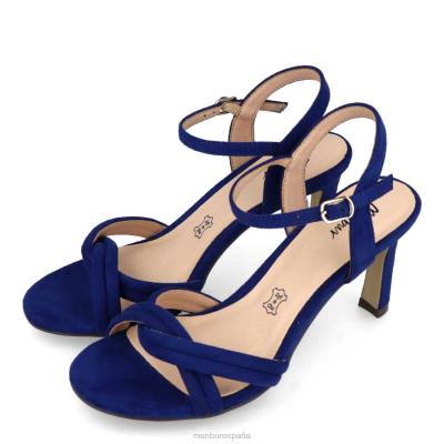 Menbur mujer celano 204L3282 zapato casual elegante azul medio