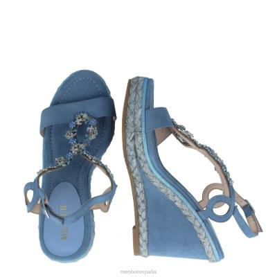 Menbur mujer ceppaloni 204L216 zapato casual elegante azul claro