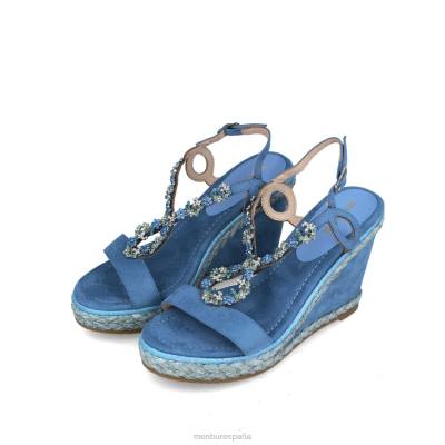 Menbur mujer ceppaloni 204L216 zapato casual elegante azul claro