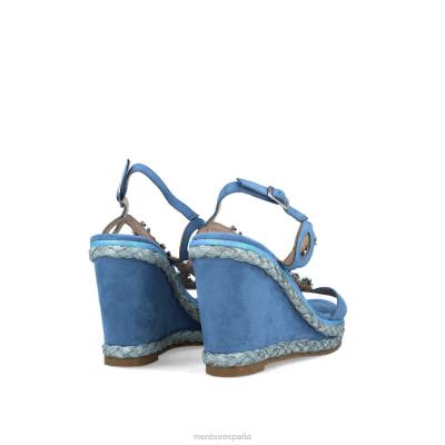 Menbur mujer ceppaloni 204L216 zapato casual elegante azul claro