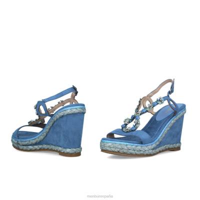 Menbur mujer ceppaloni 204L216 zapato casual elegante azul claro