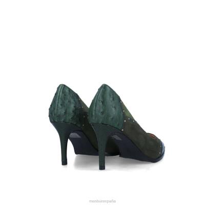 Menbur mujer cerbaro 204L3375 zapato casual elegante verde