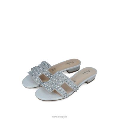 Menbur mujer cervinia 204L3152 zapato casual elegante plata