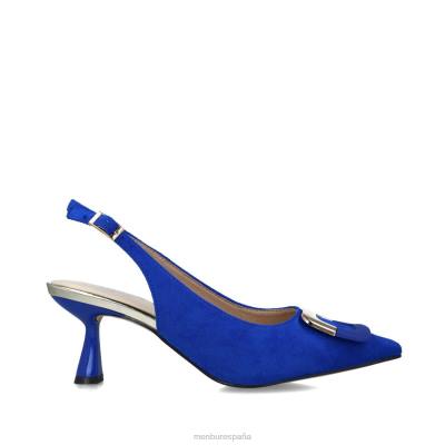 Menbur mujer conéforo 204L3011 zapato casual elegante azul medio