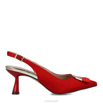 Menbur mujer conéforo 204L3013 zapato casual elegante rojo