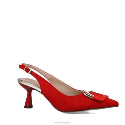 Menbur mujer conéforo 204L3013 zapato casual elegante rojo