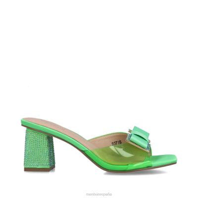 Menbur mujer cráter 204L3030 zapato casual elegante verde