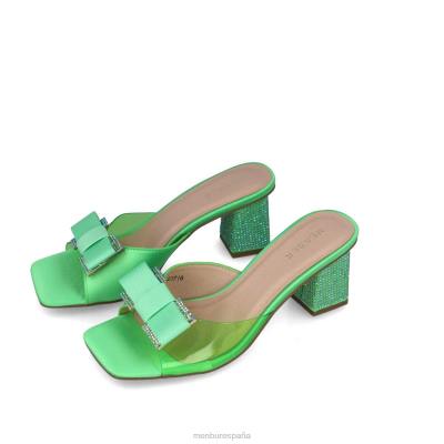 Menbur mujer cráter 204L3030 zapato casual elegante verde