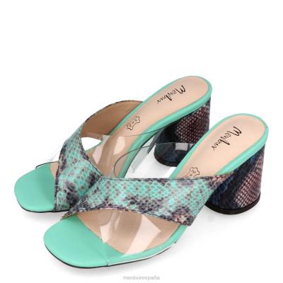 Menbur mujer dogana 204L3216 zapato casual elegante verde