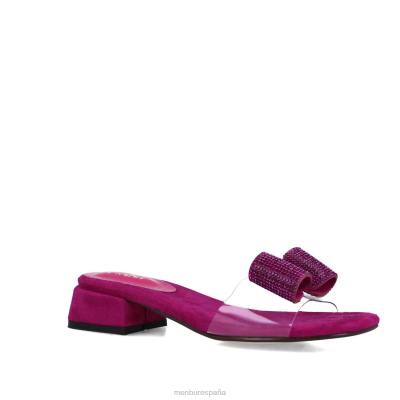 Menbur mujer dorado 204L2942 zapato casual elegante Violeta