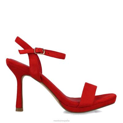 Menbur mujer ecuuleus 204L3445 zapato casual elegante rojo