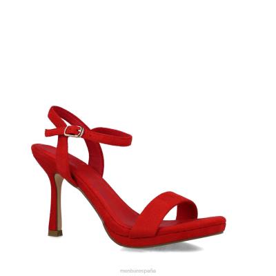 Menbur mujer ecuuleus 204L3445 zapato casual elegante rojo