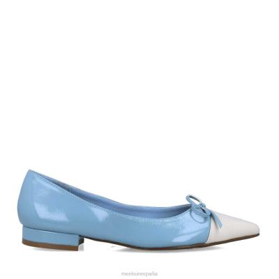 Menbur mujer eltanino 204L3502 zapato casual elegante azul claro