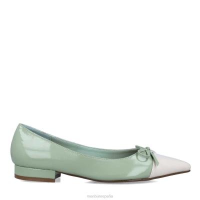 Menbur mujer eltanino 204L3503 zapato casual elegante verde