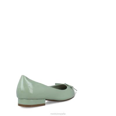 Menbur mujer eltanino 204L3503 zapato casual elegante verde