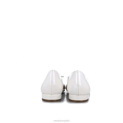 Menbur mujer eltanino 204L458 zapato casual elegante blanco