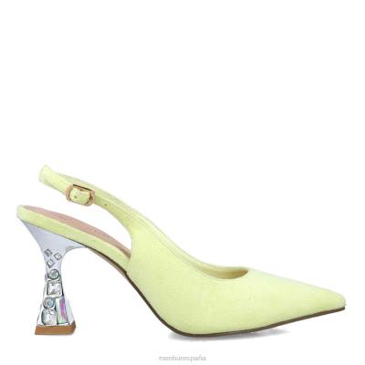 Menbur mujer enif 204L3493 zapato casual elegante amarillo