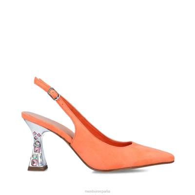 Menbur mujer enif 204L454 zapato casual elegante naranja