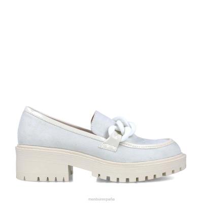 Menbur mujer escudo 204L2957 zapato casual elegante blanco