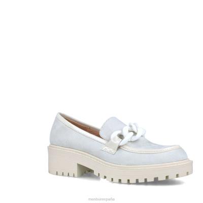 Menbur mujer escudo 204L2957 zapato casual elegante blanco