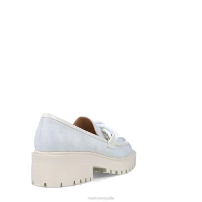 Menbur mujer escudo 204L2957 zapato casual elegante blanco