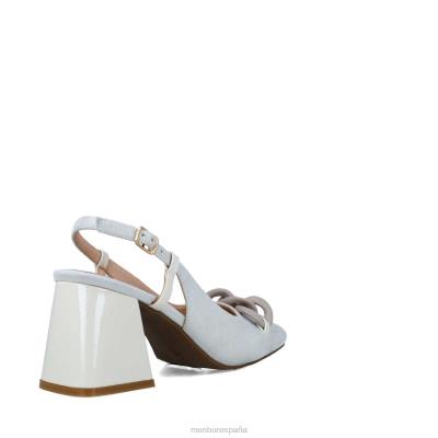 Menbur mujer escudo 204L3465 zapato casual elegante blanco