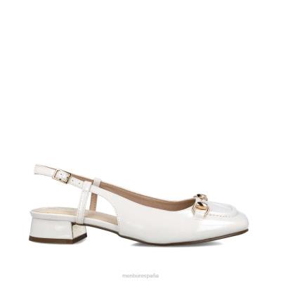 Menbur mujer escultor 204L2952 zapato casual elegante blanco