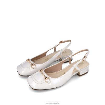 Menbur mujer escultor 204L2952 zapato casual elegante blanco