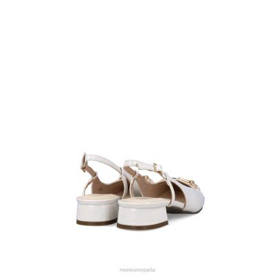 Menbur mujer escultor 204L2952 zapato casual elegante blanco