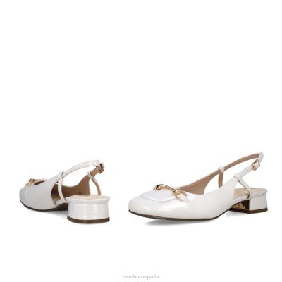 Menbur mujer escultor 204L2952 zapato casual elegante blanco