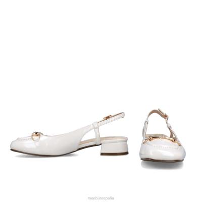 Menbur mujer escultor 204L2952 zapato casual elegante blanco