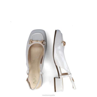 Menbur mujer escultor 204L2952 zapato casual elegante blanco