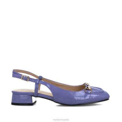 Menbur mujer escultor 204L2953 zapato casual elegante Violeta