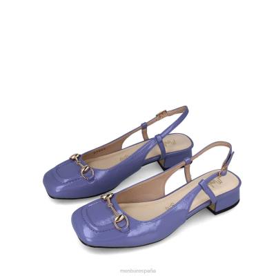 Menbur mujer escultor 204L2953 zapato casual elegante Violeta