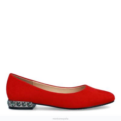 Menbur mujer estela 204L3388 zapato casual elegante rojo