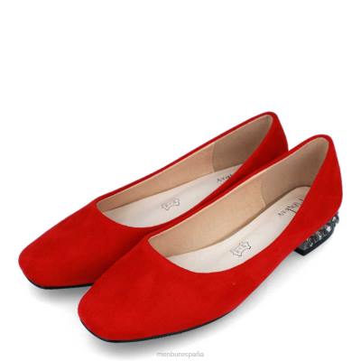 Menbur mujer estela 204L3388 zapato casual elegante rojo