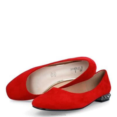 Menbur mujer estela 204L3388 zapato casual elegante rojo