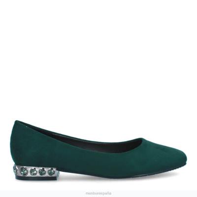 Menbur mujer estela 204L3390 zapato casual elegante verde