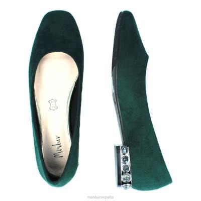 Menbur mujer estela 204L3390 zapato casual elegante verde