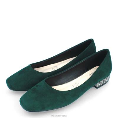 Menbur mujer estela 204L3390 zapato casual elegante verde