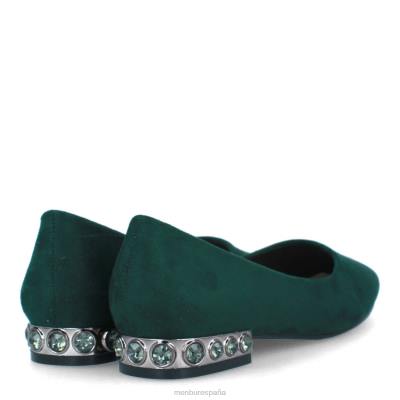 Menbur mujer estela 204L3390 zapato casual elegante verde