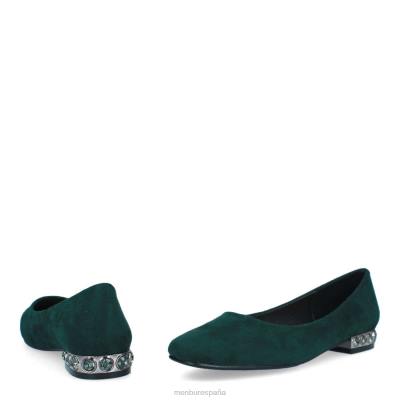 Menbur mujer estela 204L3390 zapato casual elegante verde